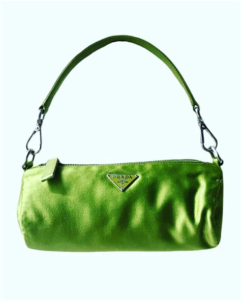 prada lime green bag|Prada green handbag.